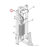 Life Fitness Parabody Strength System Shaft Collar ACU05-0212-hydrafitnessparts