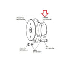 Life Fitness Stationary Bike Alternator 0017-00009-0841-hydrafitnessparts