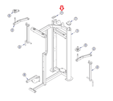 Life Fitness Strength System D-Tube Top White Cover 7326201-hydrafitnessparts