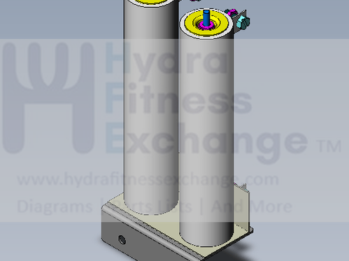 Life Fitness Summit Trainer 95L CLSL Stepper Load Resistor Assembly AK ...