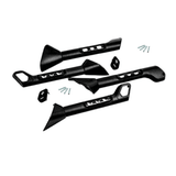 Life Fitness Treadmill Plastic Bullhorns W/keypads & Hrdware Kit 1023394-0001-hydrafitnessparts