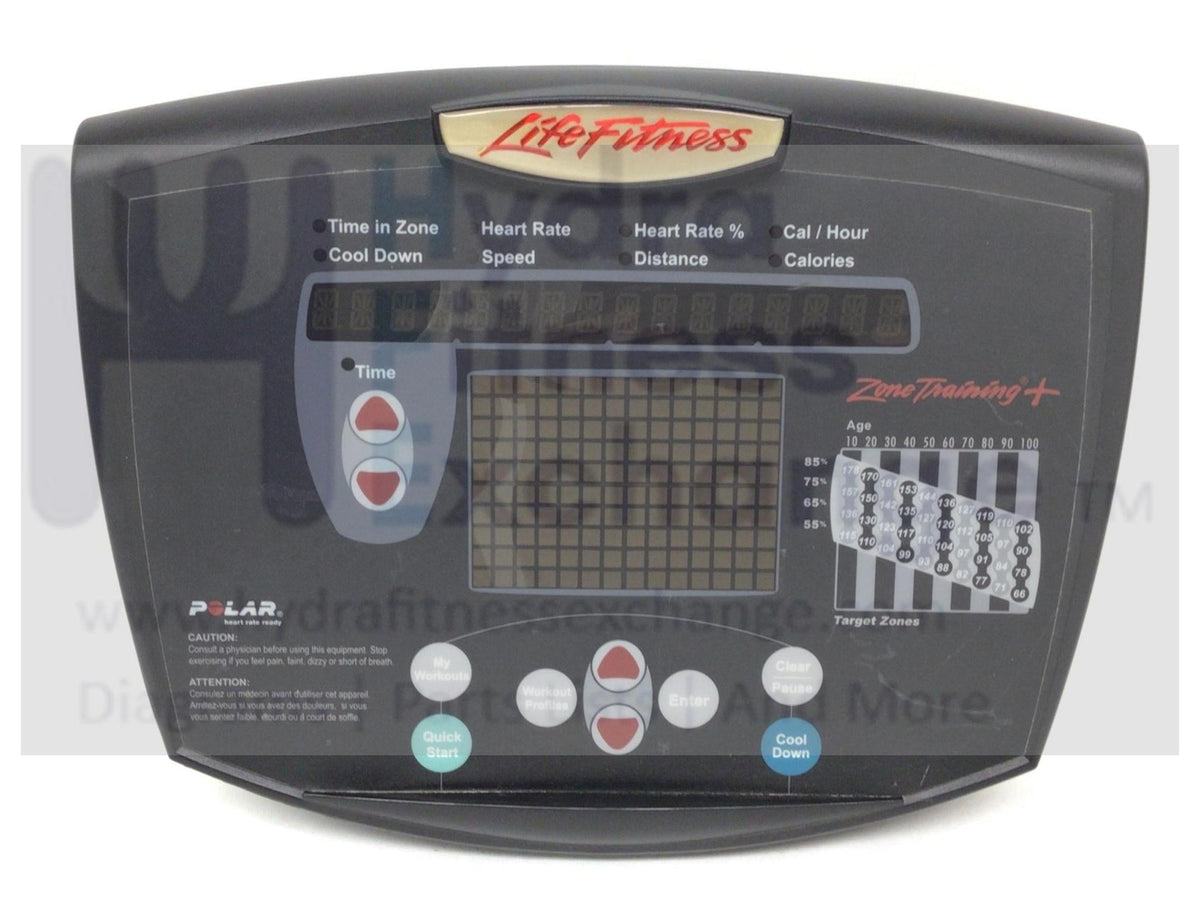 Life Fitness X5i x3i X5 Elliptical Upper Display Console Panel 0102 SN ...