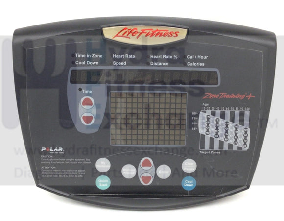 Life Fitness X5i x3i X5 Elliptical Upper Display Console Panel 0102 SN Only 7pin-hydrafitnessparts