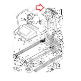 Life Styler 8.0 MPH - 831.297033 Treadmill Display Console Panel 107713-hydrafitnessparts