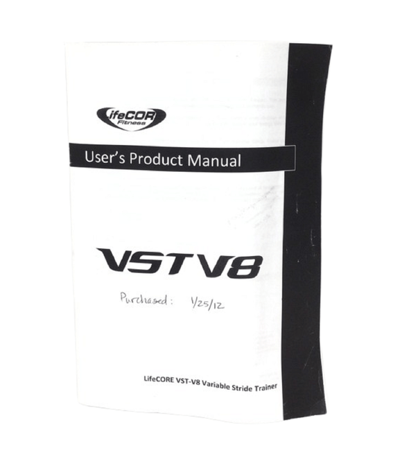 LifeCore VST-V8 Elliptical Owner User's Manual 7251202-hydrafitnessparts