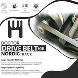 Livestrong AFG Vision Horizon Fitness Elliptical Pulley Drive Belt 1000206552-hydrafitnessparts