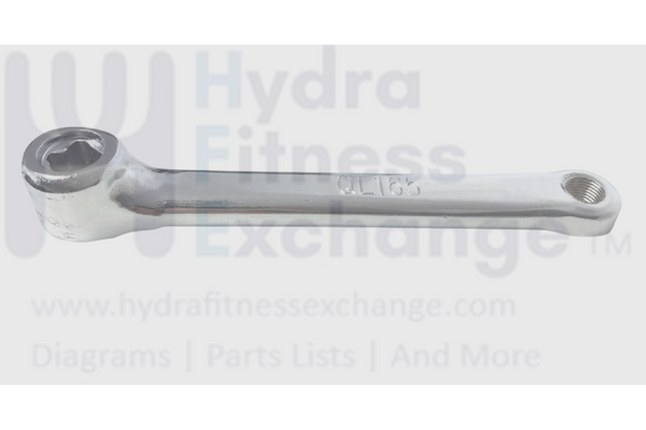 Livestrong LS5.0U Recumbent Bike Left Crank Arm 1000220785-hydrafitnessparts