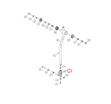 Livestrong Vision Horizon Fitness Elliptical Lower Handlebar Swivel Bracket-hydrafitnessparts