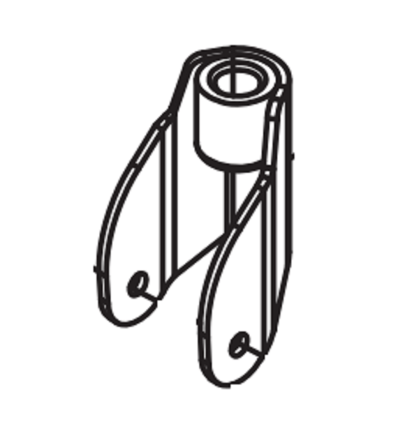 Livestrong Vision Horizon Fitness Elliptical Lower Handlebar Swivel Bracket-hydrafitnessparts