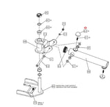 Matrix Commercial Strength System Half Round Rubber Bumper Hard 1000404452-hydrafitnessparts