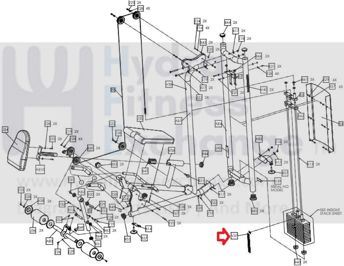 Matrix Commercial Strength System Medium 900 Stack Decal 1000328403 ...