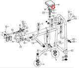 Matrix Commercial Strength System Notched Keyed Flat Washer 0.344 x 0.875 x .06 1000308436-hydrafitnessparts