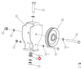 Matrix Commercial Strength System Nylon Jam Nut 1/2" 1000309846-hydrafitnessparts