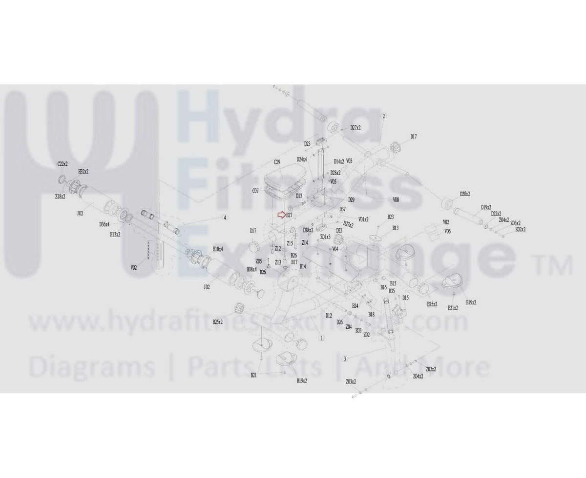 Matrix Commercial Strength System Orange Pull Pin Handle 1000090177 ...
