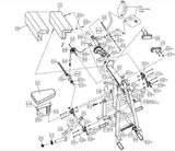 Matrix Commercial Strength System Plastic Spacer 1" 1/2" OD x 1/4" ID 1000310095-hydrafitnessparts