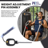 Matrix Commercial Strength System Weight Adjustment Pin Assembly 1000398254-hydrafitnessparts