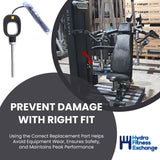 Matrix Commercial Strength System Weight Adjustment Pin Assembly 1000398254-hydrafitnessparts