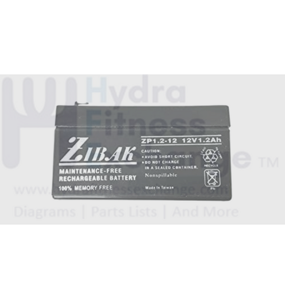 Matrix Commercial Vision Fitness Elliptical Rechargeable Battery with Wire 1000309219-hydrafitnessparts