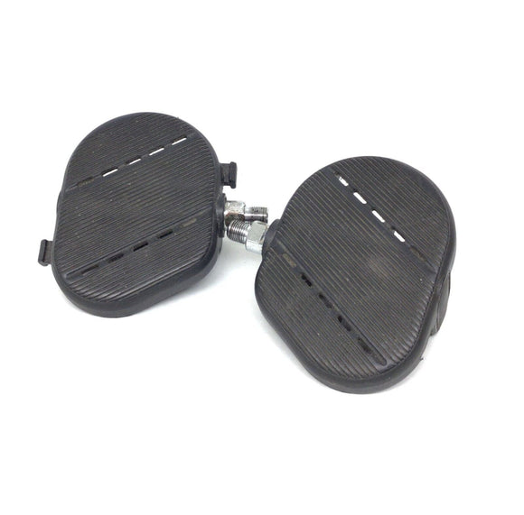 Matrix Commercial Vision Fitness Upright Bike Foot Pedal Pair W/Strap 014724-A-hydrafitnessparts