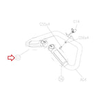 Matrix EP79 EP93B REP79 Elliptical Top Hand Sensor Pulse Plate 1000389832-hydrafitnessparts