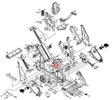 Matrix Fitness CB93 PCB93 CEP625 Stationary Bike Frame Back Cover 1000302121-hydrafitnessparts