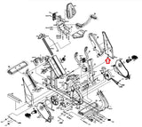 Matrix Fitness CB93 PCB93 CEP625 Stationary Bike Left Rear Cover Gray 1000229664-hydrafitnessparts