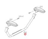 Matrix Fitness CB93 PCB93 FCB93 CB96 EP624B EP620C EP620 EP614 EP603 EP612 EP614F EP622 Stationary Bike Arm Rest set 1000230334-hydrafitnessparts