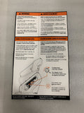Matrix Fitness CS35 CS34 CS35G Stepper Step PVC Warning Label 1000424575-hydrafitnessparts