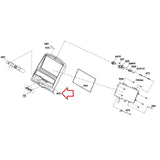 Matrix Fitness CTM708 Treadmill Console Upper Cover 1000373873-hydrafitnessparts