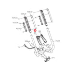 Matrix Fitness EP631 EP631E EP631C TM750C TM750F Elliptical Left Heart Rate Hand Pulse Sensor Set 1000433344-hydrafitnessparts