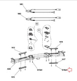 Matrix Fitness Endurance Series Treadmill Black Elastomer Deck Spring 000763-E-hydrafitnessparts