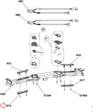 Matrix Fitness Endurance Series Treadmill Left Grip Down Sensor Cover 1000434034-hydrafitnessparts