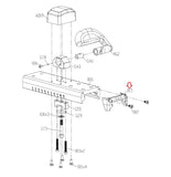 Matrix Fitness FC32 FC32B FC33 FC29 FC36 FC28 FC39 Stationary Bike Adjustable Handle Upper End Cap 1000448437-hydrafitnessparts