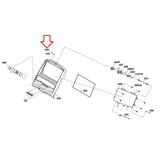 Matrix Fitness FC54 CTM708 Treadmill Button Head Phillip Screw Diam.4 x 12L 004620-AC-hydrafitnessparts
