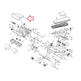 Matrix Fitness FW342 Strength System Bottom Seat Pad Cushion 1000306762-hydrafitnessparts