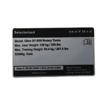 Matrix Fitness G7GM121B G7GM121E G7GM121 GM121F GM121H Strength System English Frame Label 1000411445-hydrafitnessparts