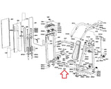Matrix Fitness GM136 Strength System Down Connecting Tube Set 1000454136-hydrafitnessparts