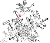 Matrix Fitness Stationary Bike AL Rail Fixing Plate 1000301967-hydrafitnessparts