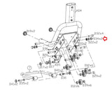 Matrix Fitness Stationary Bike Acorn Cap Nut Stainless Steel M10 x 1.5P 1000314450-hydrafitnessparts