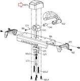 Matrix Fitness Stationary Bike Adjustable Handle Black Decorate Cover 1000407151-hydrafitnessparts