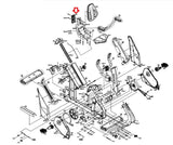 Matrix Fitness Stationary Bike Back Cover Gray 1000302047-hydrafitnessparts