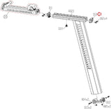 Matrix Fitness Stationary Bike Down Front Seat Adjustment End Cap 1000404364-hydrafitnessparts
