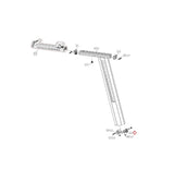 Matrix Fitness Stationary Bike Down Seat Tube Nylon Plastic Liner 1000404254-hydrafitnessparts