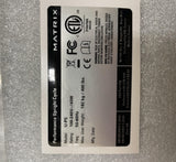 Matrix Fitness Stationary Bike ETL Black Word Silver Special Label 1000434843-hydrafitnessparts