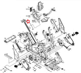 Matrix Fitness Stationary Bike End Cap Fixing Plate Bracket 1000304402-hydrafitnessparts
