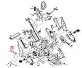 Matrix Fitness Stationary Bike Frame Black Rubber Pad 1000301935-hydrafitnessparts