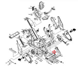 Matrix Fitness Stationary Bike Front Frame Cover 1000304460-hydrafitnessparts