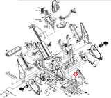 Matrix Fitness Stationary Bike Front Stabilizer Tube Set -3x/5x/7x-0 1000230015-hydrafitnessparts