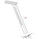 Matrix Fitness Stationary Bike Grip Fixing Base Set 1000448480-hydrafitnessparts