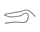 Matrix Fitness Stationary Bike Nylon Cord 005841-C-hydrafitnessparts